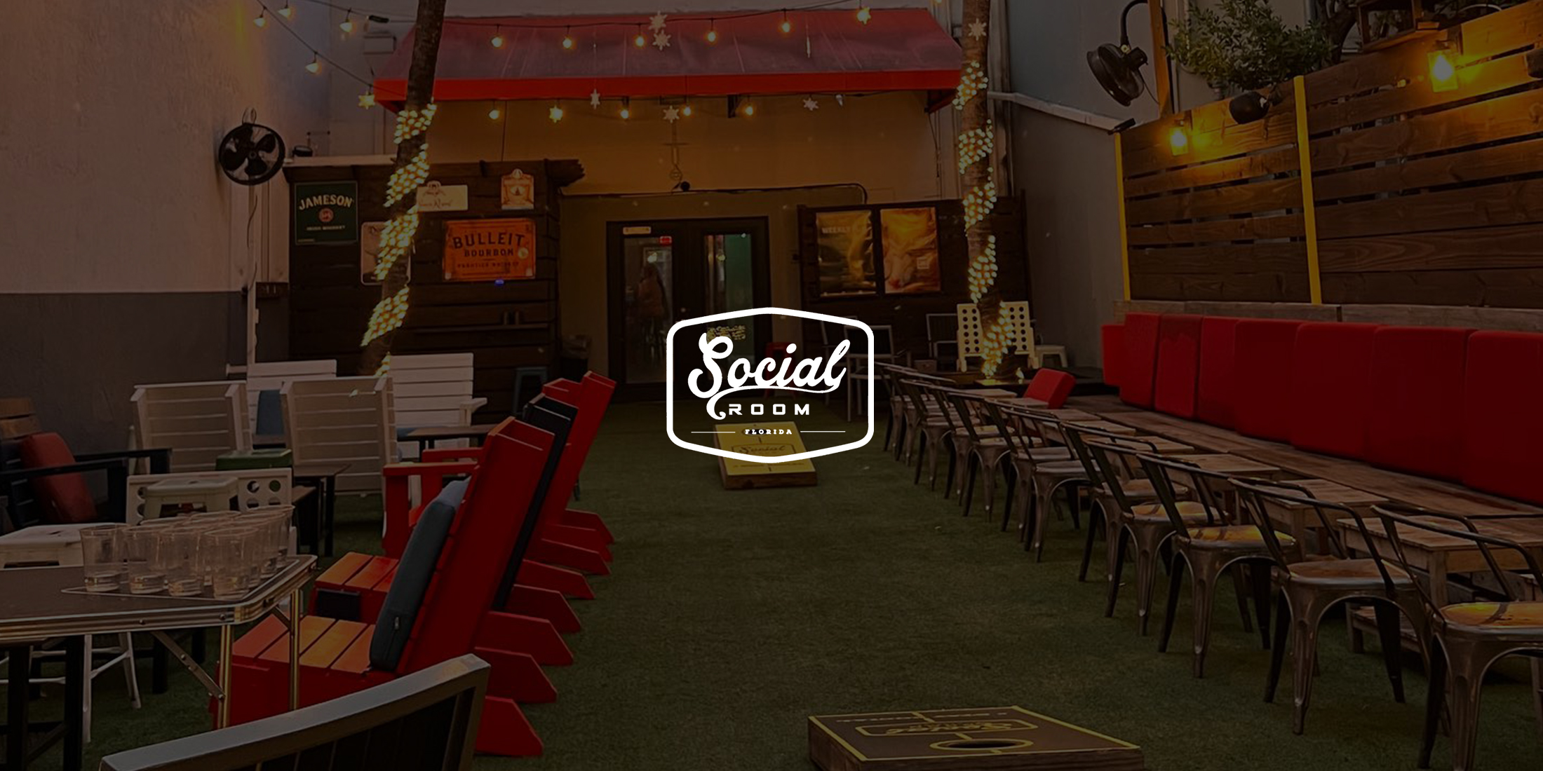 outside area at social room