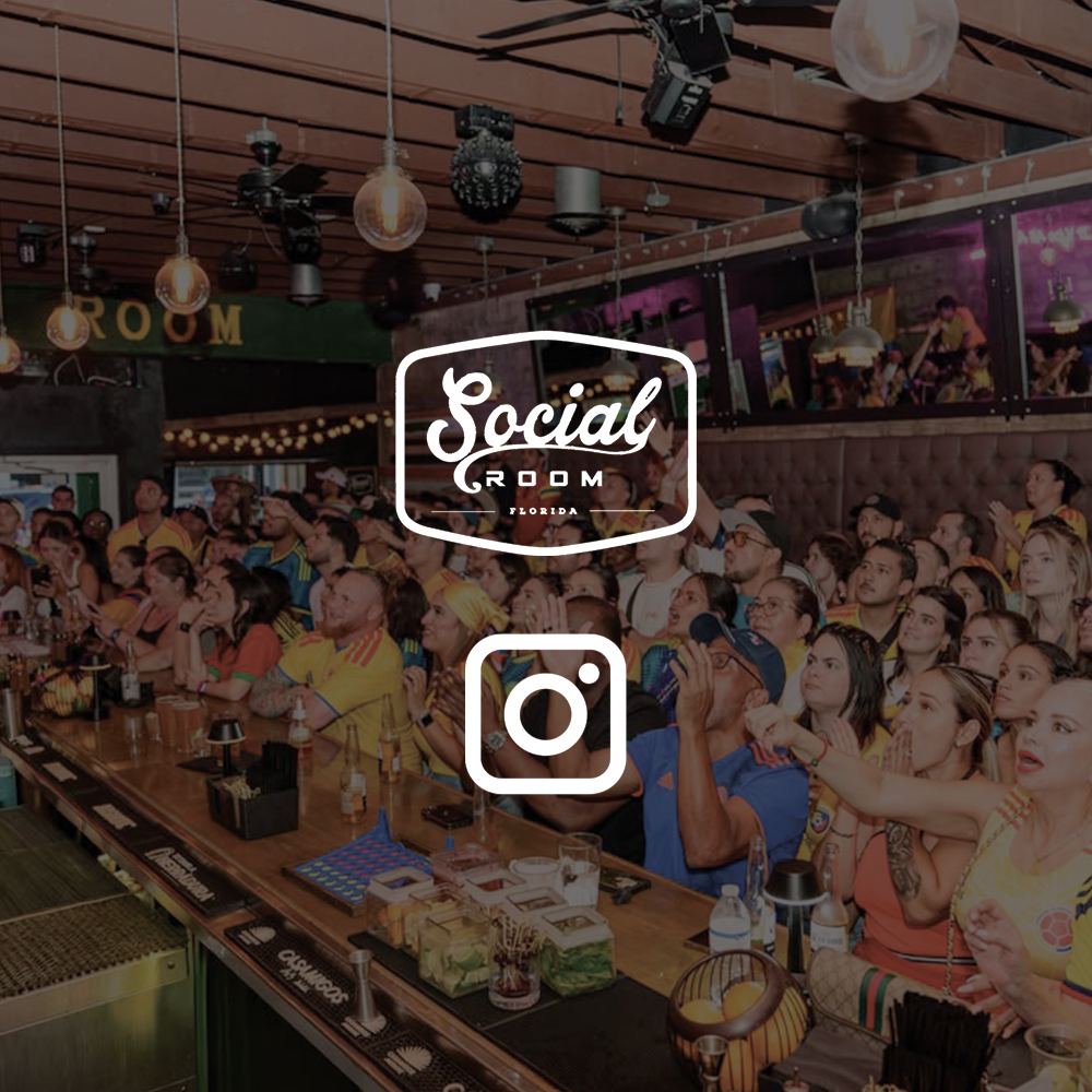 decorative with social room logo and IG logo
