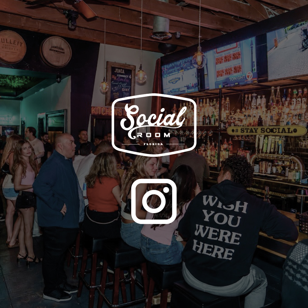 decorative with social room logo and IG logo